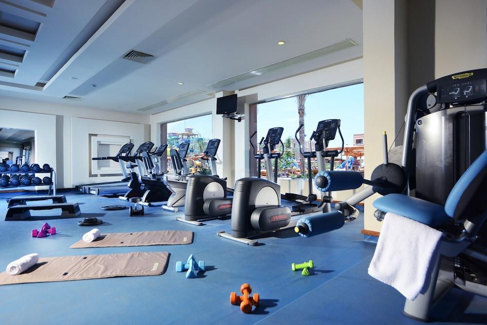 Charmillion Club Aquapark Sharm El Sheikk Exterior foto The gym at the hotel